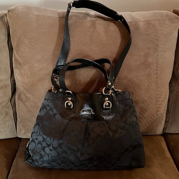 Coach Classic Nylon Shoulder Bag - Picture 2 of 11